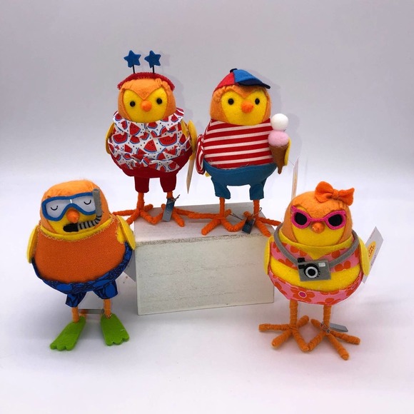 Target Accents New Set Of 4 Target Sun Squad Fabric Felt Summer